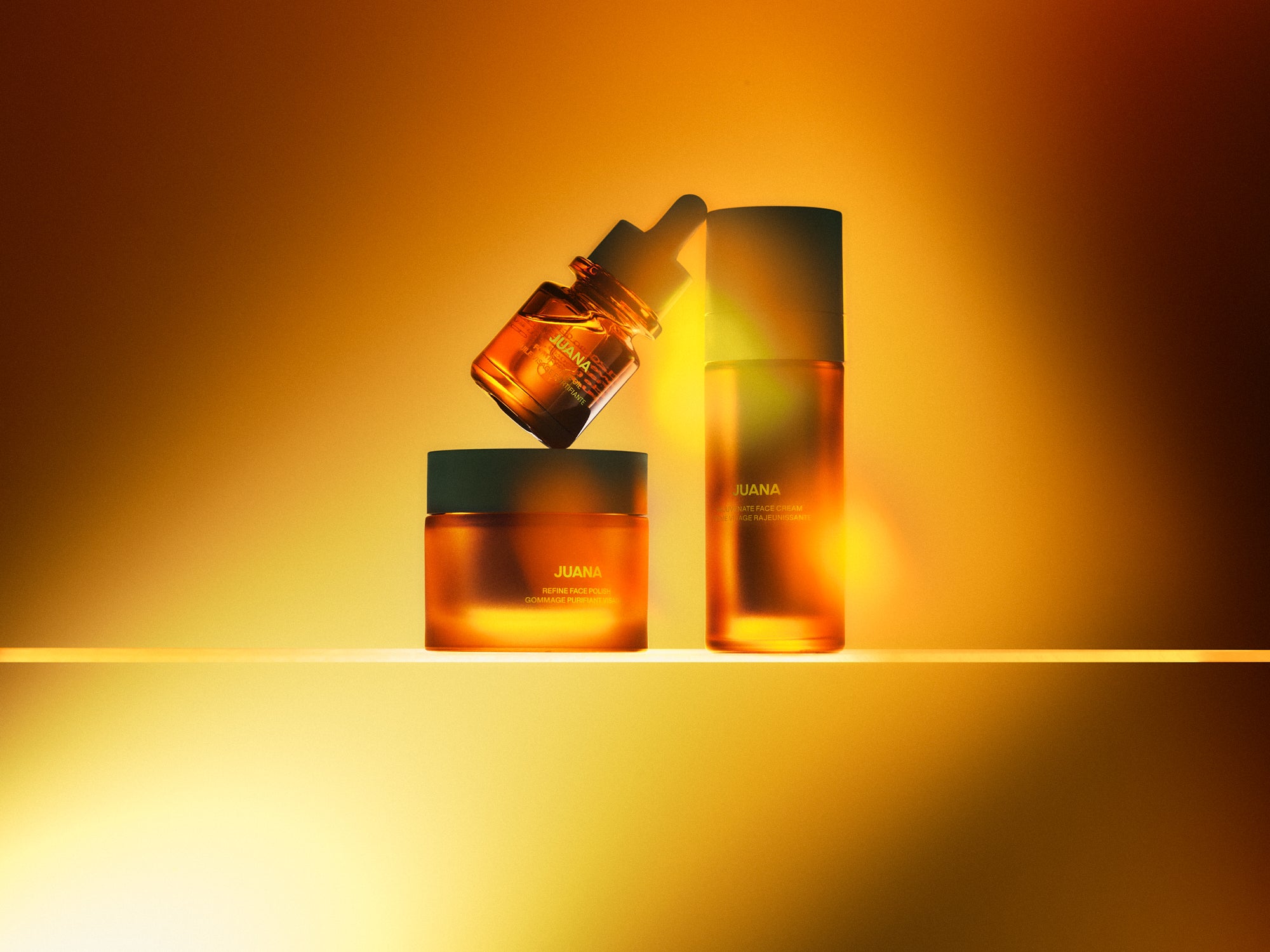 Smaller group of Juana Skin products